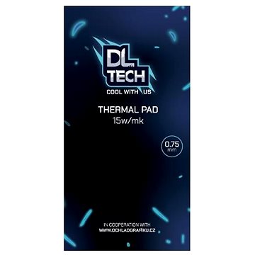 

DLTech Thermal Pad 90 × 50 × 0,75 mm 15 W/mK