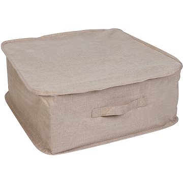 

Compactor textilní úložný box SANDY se zipem na oblečení a přikrývky 46 × 46 × 20,5 cm