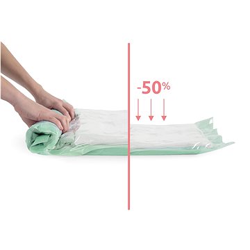 

Compactor Set 2 ks cestovních vakuových pytlů Jet Roll Bags L 50 litrů, 55 x 70 cm