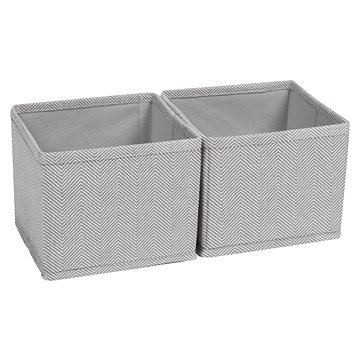 

Compactor sada 2 ks organizérů BOSTON 14 × 14 × 12 cm, šedá