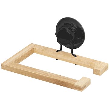 

COMPACTOR Bambusový držák na toaletní papír / ručníky, bez vrtání