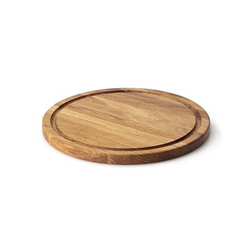 

Continenta prkénko kulaté na servírování steaků, dub, 28 x 1,8 cm