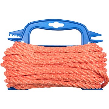 

CONNEX PP stáčené lano 3pramenné, 8 mm × 15 m, oranžová., navíječ