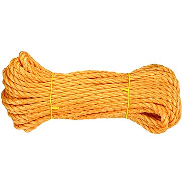 

CONNEX PP stáčené víceúčelové lano 3pramenné, 8 mm × 20 m, oranž.