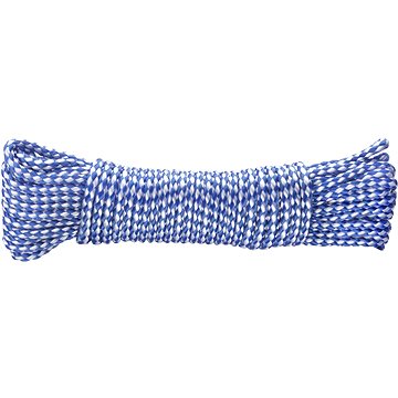 

CONNEX PE pletené lano 8pramenné, 4 mm × 20 m, bílá/modrá