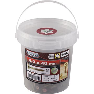 

CONNEX UNI-vruty TX 4,0x40 mm, 500 ks