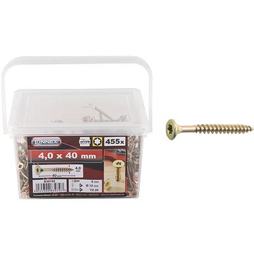 

CONNEX UNI-vruty TX 4,0x40 mm, 455 ks