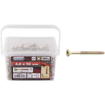 

CONNEX UNI-vruty TX 4,0x50 mm, 385 ks