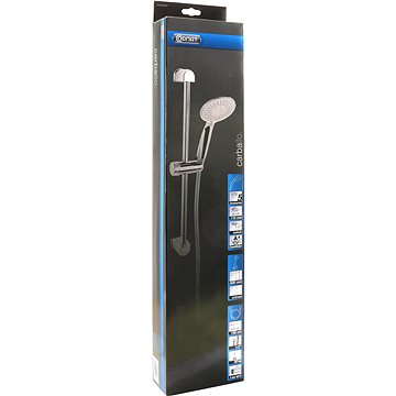 

CORNAT Carballo sprchový set, 5 trysek, hadice kovová 150 cm, tyč na stěnu 59 cm, chrom