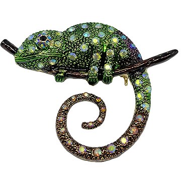 

Coolkousky Brož chameleon zelený