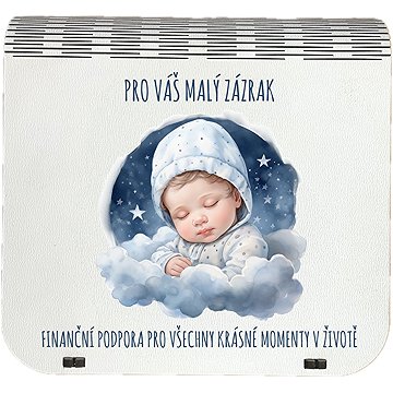Coolkousky Originální dárková krabička na bankovky v injekcích - "Pro váš malý zázrak"
