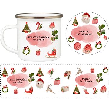 

Coolkousky Set plecháček s podtáckem babička