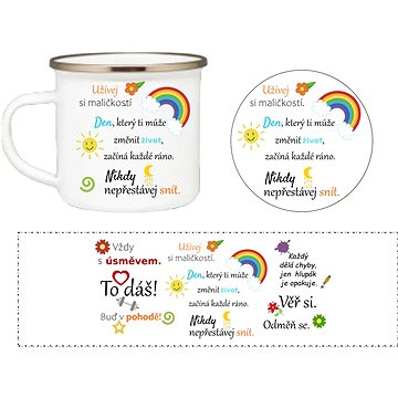 

Coolkousky Set motivační plecháček s podtáckem - verze 1