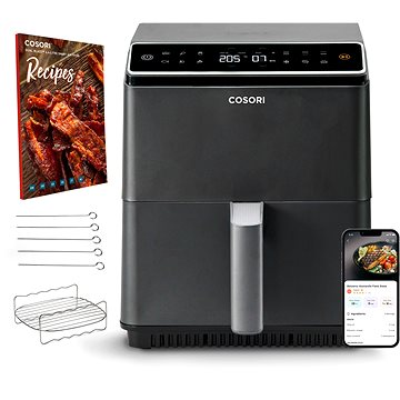 

Cosori Dual Blaze 6.4L SMART + 5x špíz a gril. rošt