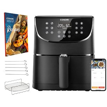 

Cosori CS158-AF PREMIUM SMART + špízy 5 ks a grilovací rošt