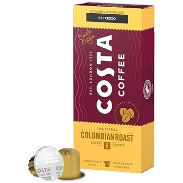 

Costa Coffee Colombia 100% Arabica Espresso 10 kapslí
