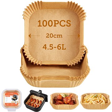

Cosori Papírové formy 100 ks 20 cm 4,5 - 6 l