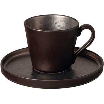 

Costa Nova Šálek s podšálkem Lagoa 90 ml, metalický, vyvýšený okraj, 6 ks