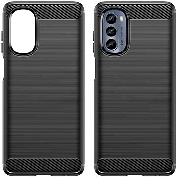 

MG Carbon kryt na Motorola Moto G62 5G, černý