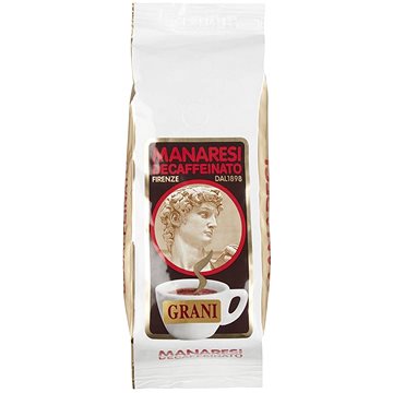 

Manaresi bezkofeinová zrnková káva, 250g.