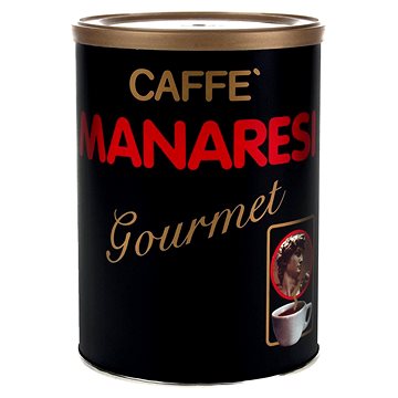 

Manaresi Gourmet, mletá káva. Směs vytvořená ke 100letému výročí pražírny.