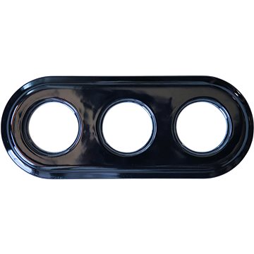 

CeramicHomeCZ Porcelánový trojrámeček černý