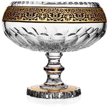 

Bohemia Crystal Ručně broušená mísa na noze Romantic 205mm