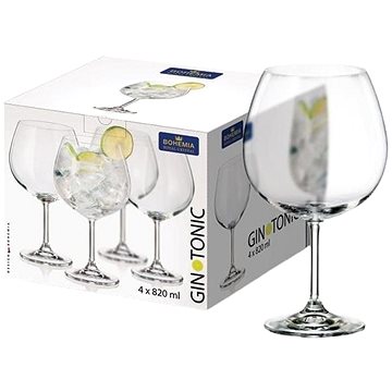 

Bohemia Crystal Sada sklenic na koktejly 4 ks 820 ml GIN TONIC