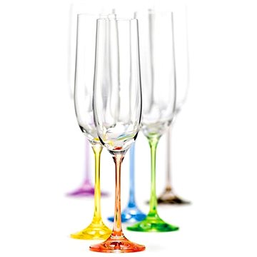 

Crystalite Bohemia Sada sklenic na šampaňské 6 ks 190 ml RAINBOW