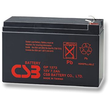 CSB GP1272 F2, 12V, 7,2Ah - Baterie pro záložní zdroje
