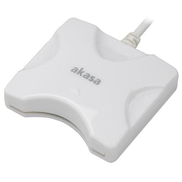 

AKASA AK-CR-03WHV2 čtečka Smart karet (eObčanka), bílá