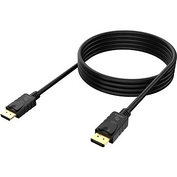 AKASA AK-CBDP27-20BK - 16K DP na DP kabel 2m