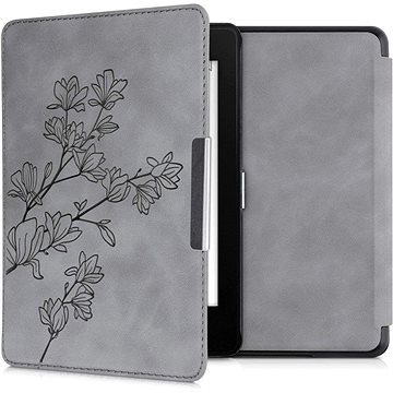 

KW Mobile - Magnolias - KW4897515 - pouzdro pro Amazon Kindle Paperwhite 4 (2018) - šedé