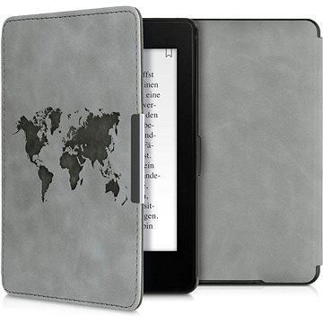 

KW Mobile - Travel Outline - KW4974705 - pouzdro pro Amazon Kindle Paperwhite 1/2/3 - šedé