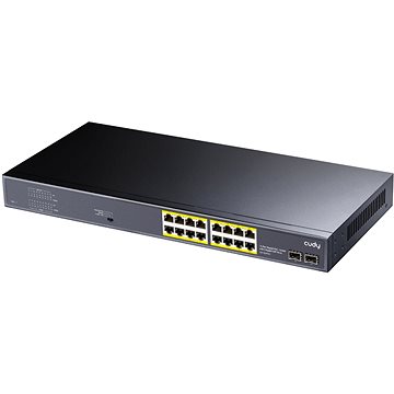 

CUDY 16-Port Gigabit PoE+ Switch with 2 Gigabit SFP ports 200W