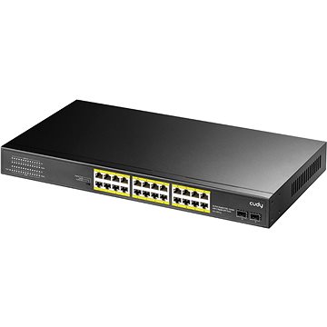 

CUDY 24-Port Gigabit PoE+ Switch with 2 SFP ports 300W
