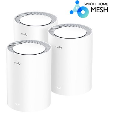 

CUDY AX3000 Wi-Fi 6 Mesh 2,5Gb Solution, bílý (3-pack)