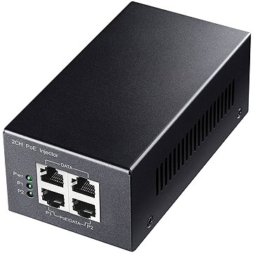 CUDY 2-Channel 30W Gigabit PoE+/PoE Injector