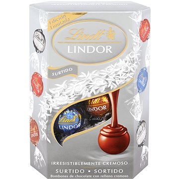 

LINDT Lindor Pralinky Směs Stříbrný Mix 200 g