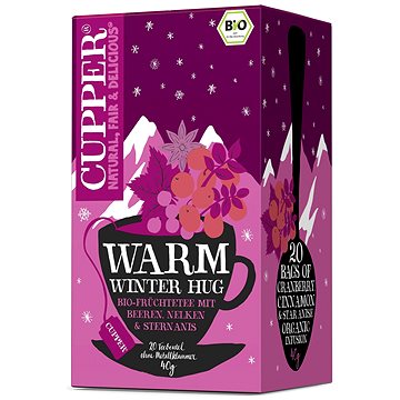 

Cupper BIO Warm Winter Hug 20 × 2 g