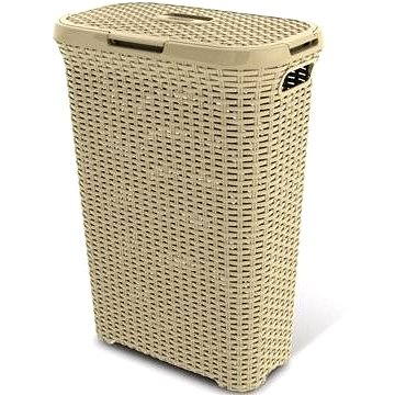 

Curver Koš na špinavé prádlo 40l krémový RATTAN