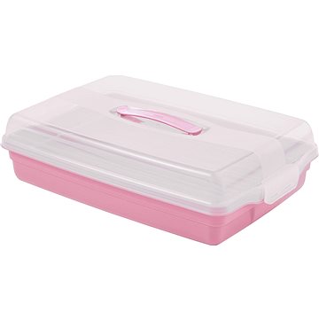 

Curver Podnos s poklopem obdélník 45x11.1x29.5cm PARTY BOX růžový
