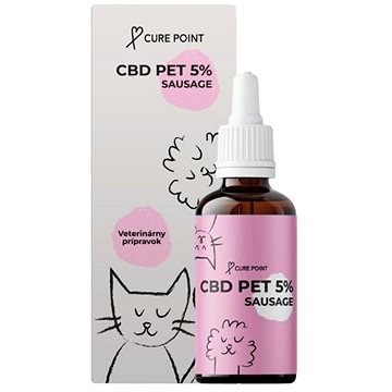 

Cure Point CBD PET 5% Olej pro psy Sausage 10 ml