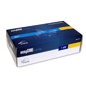 

Nitrilové rukavice ZARYS easyCARE, bez pudru - modré XL (balení - 100 ks)