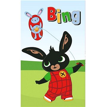 

Carbotex Dětský ručník Zajíček Bing Pouštění draka, 30 × 50 cm