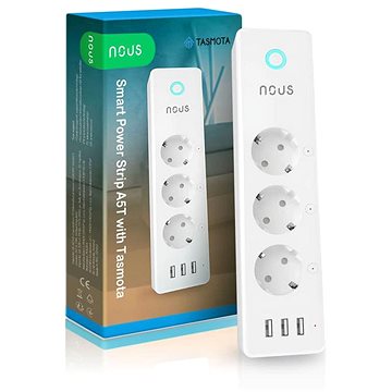 

Nous A5T WiFi Smart prodlužovačka s Tasmota firmwarem