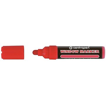 CENTROPEN značkovač 9121 křídový červený 3-4mm