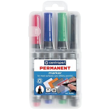 CENTROPEN značkovač permanentní 8566 4 ks