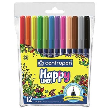 CENTROPEN popisovač Happy liner 2521 12 ks