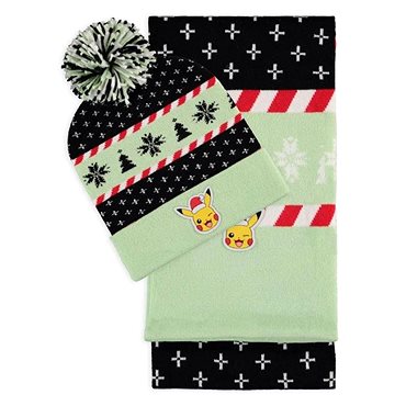 

Difuzed Zimní set čepice a šála - Pokémon: Christmas Pikachu